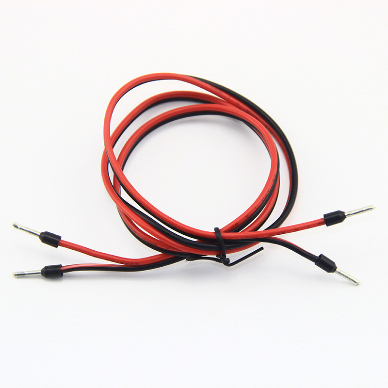 0米 20awg纯铜红黑并线 插针dc电源线 镀镍插针 [量大价优]