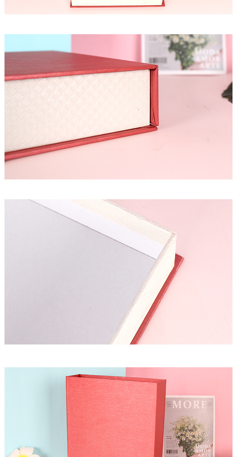 定制创意长方形翻盖书本礼品盒简约保健品礼盒韩款化妆品盒子