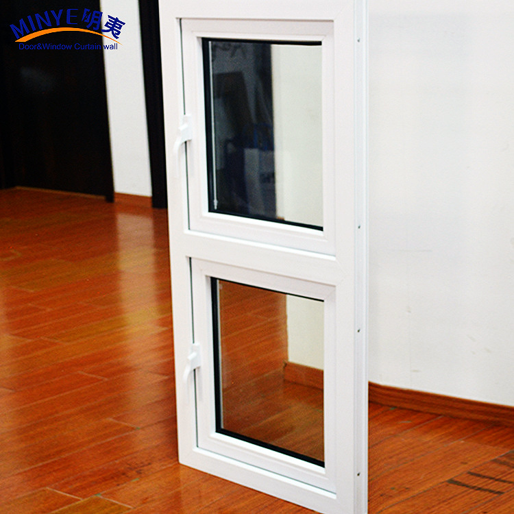 上海明夷塑钢门窗定制 upvc海螺平开窗60系列白色隔音隔热门窗