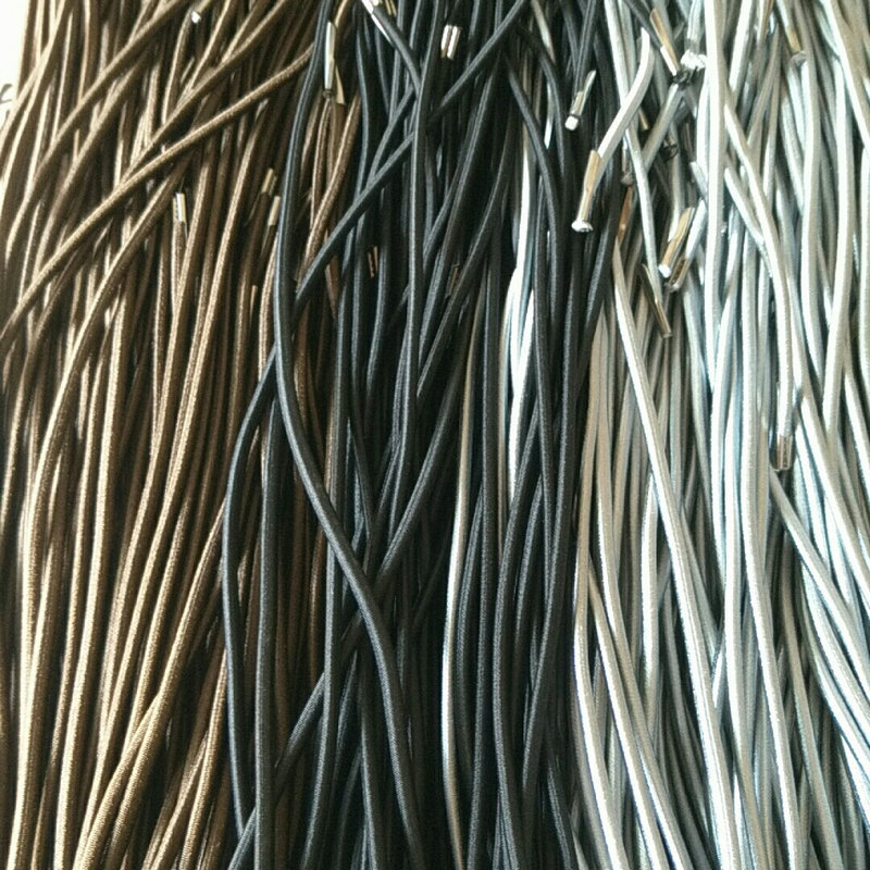 批发定制松牛筋绳松紧带紧绳打扣蹦床跳床捆绑绳弹力绳圆松紧带