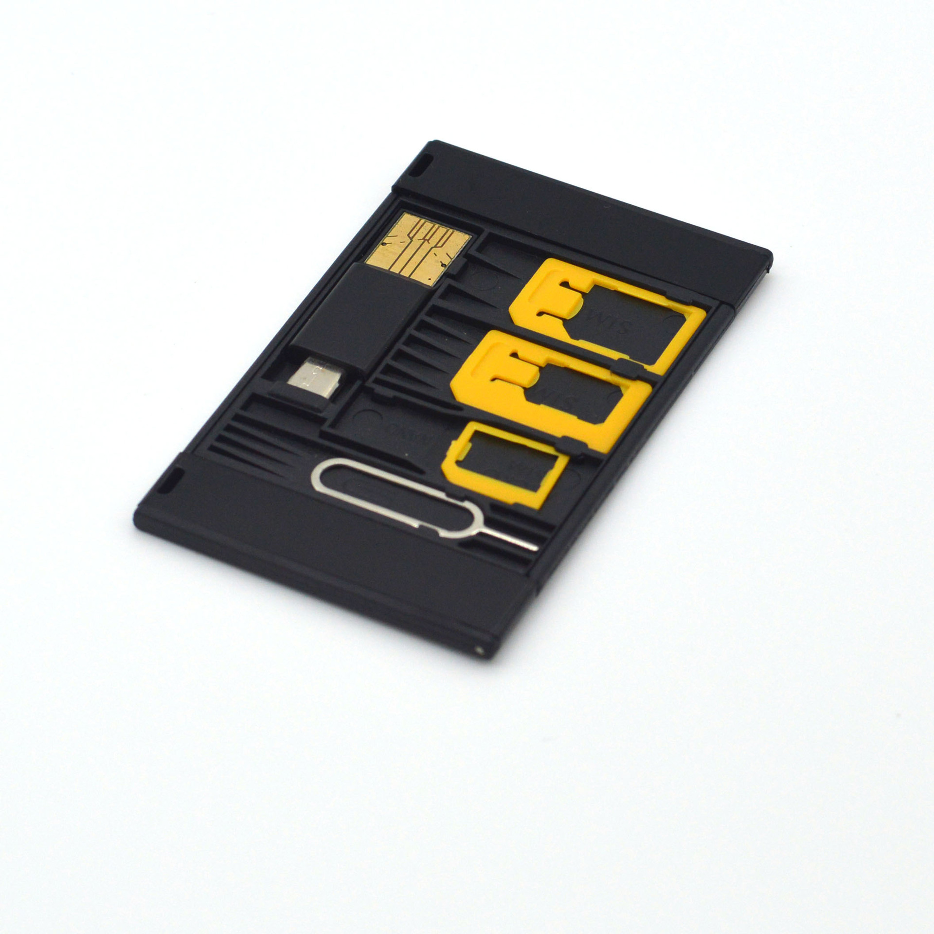 厂销批发 otg读卡器 tf 内存卡读取数据 收纳 sim 五合一卡套托卡