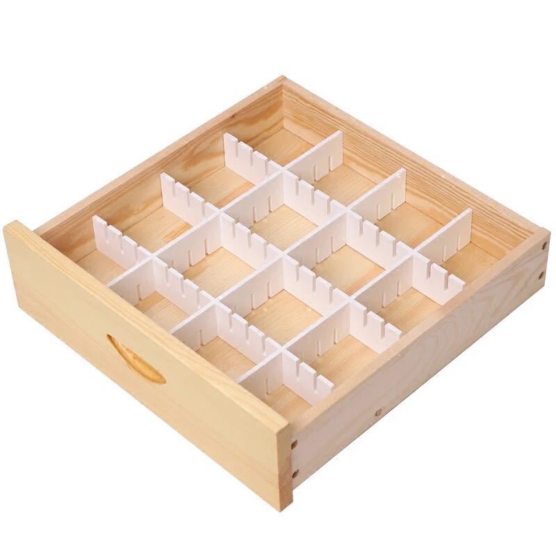 Drawer Storage Partition Board Organizing Home Underwear Classification Partition Free Combination Storage Plastic Drawer Partition Plate