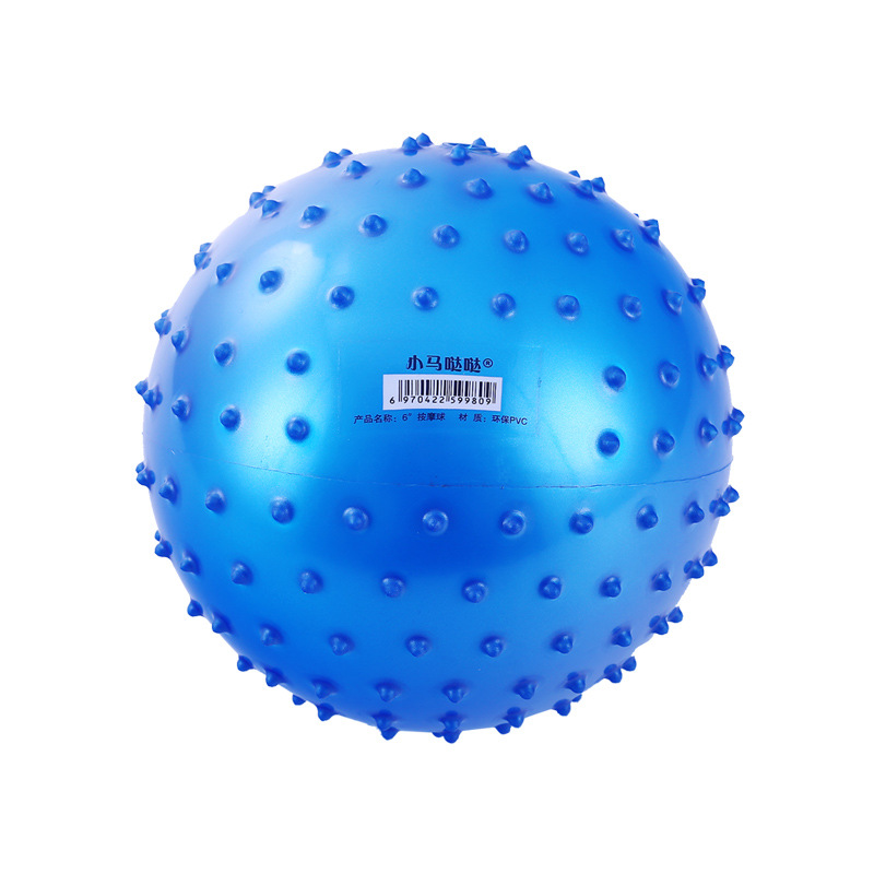 Stall Children Inflatable Toy Ball Massage Ball Baby PVC Racket Belt Acanthosphere Wholesale