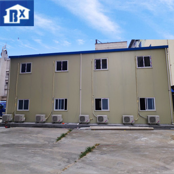 住人集装箱房定制快拼箱加厚防火彩钢板房外贸活动集装箱移动房