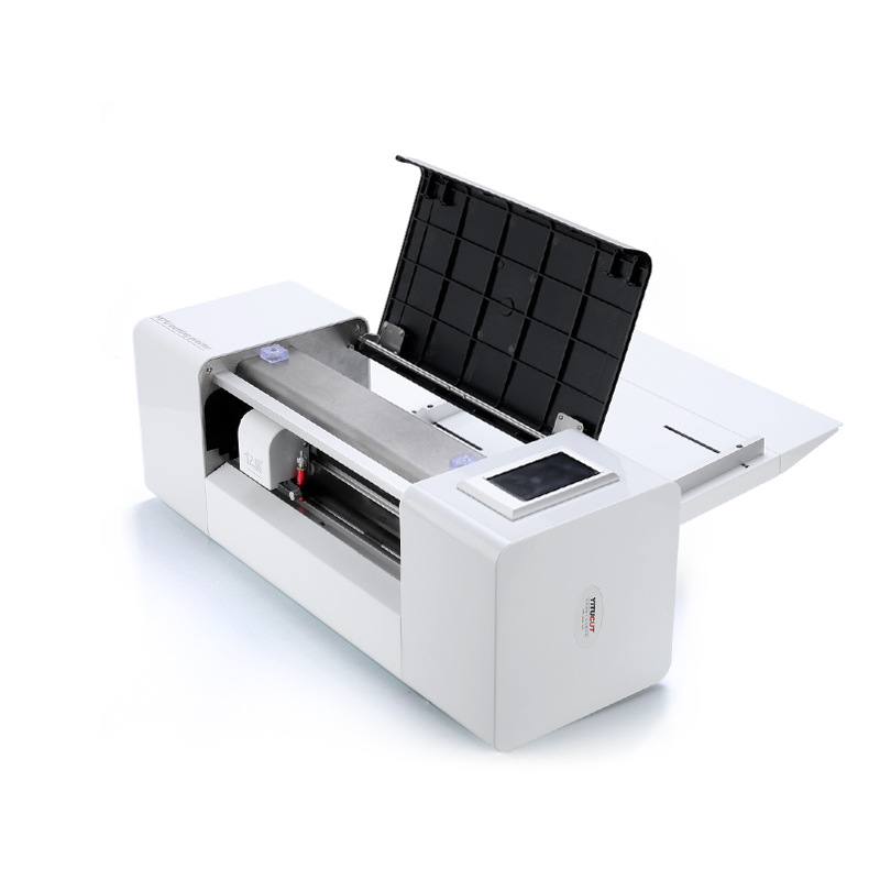 亿图zd330自动连续进纸不干胶刻字机真摄像头标签数码异型模切机