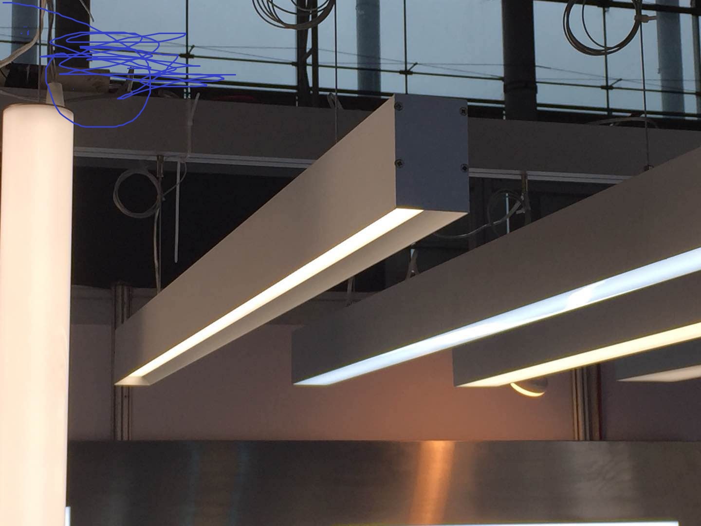 led线条灯室内外线形灯音响智能灯连锁店照明灯