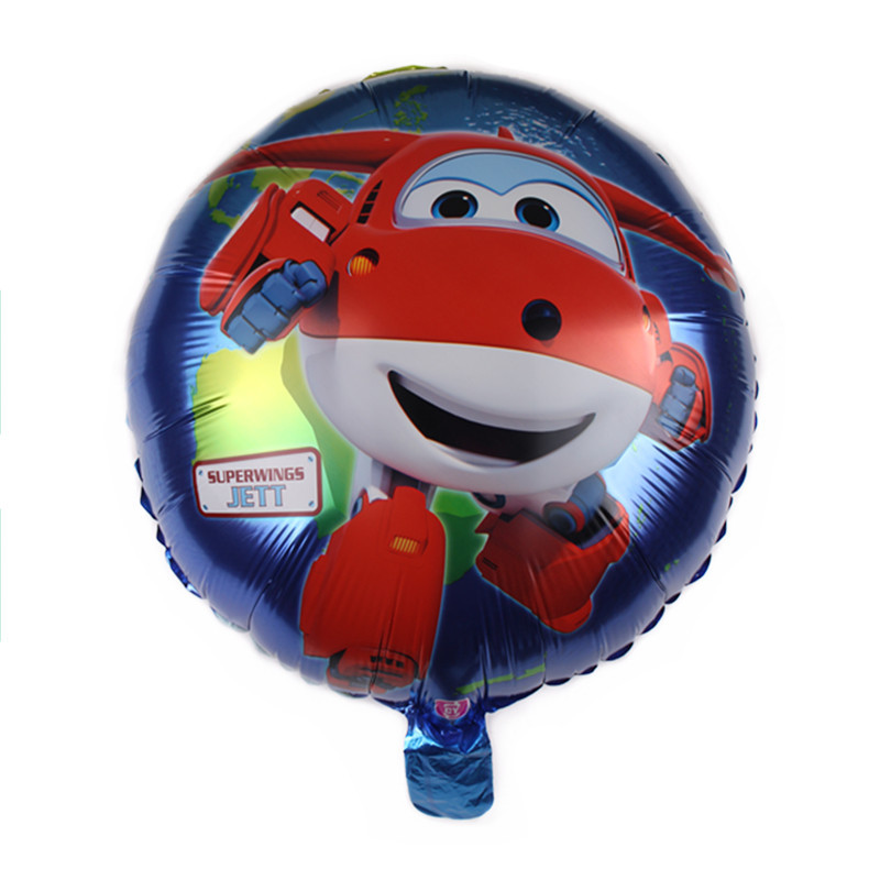 New Flying Man Cartoon Aluminum Balloon 18-Inch Super Wings Aluminum Foil Balloon Children's Party Decoration