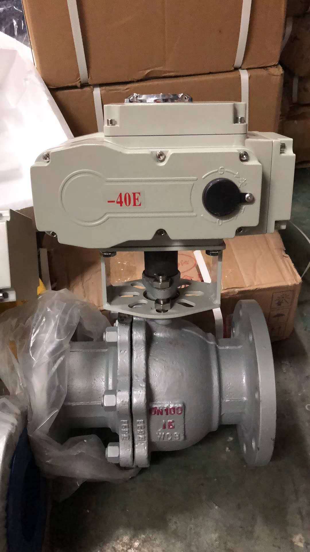 q941f-16c铸钢钢电动法兰球阀