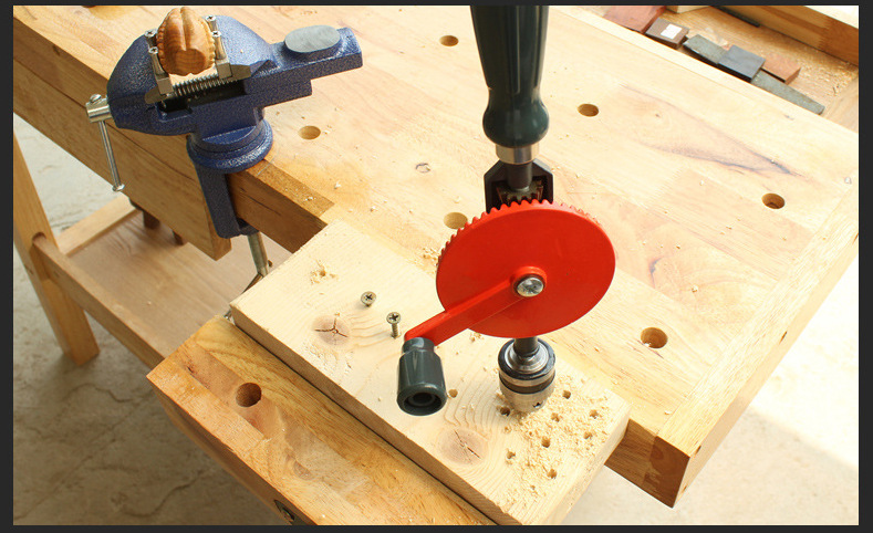 促销热卖 手摇钻多功能手钻家用手动钻孔器木工打孔器幼儿园儿童