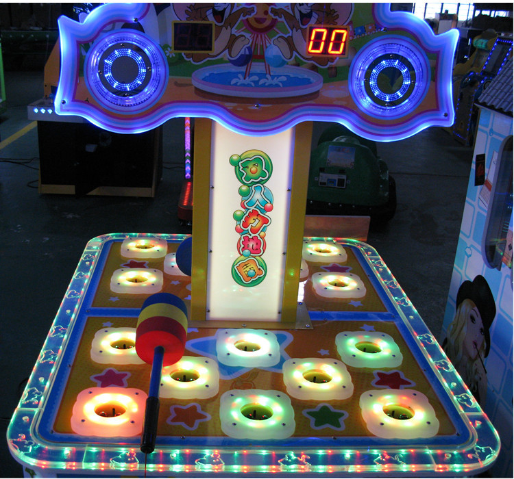 双人打地鼠游乐场电玩城游戏机设备儿童亲子敲击投币游戏机打青蛙