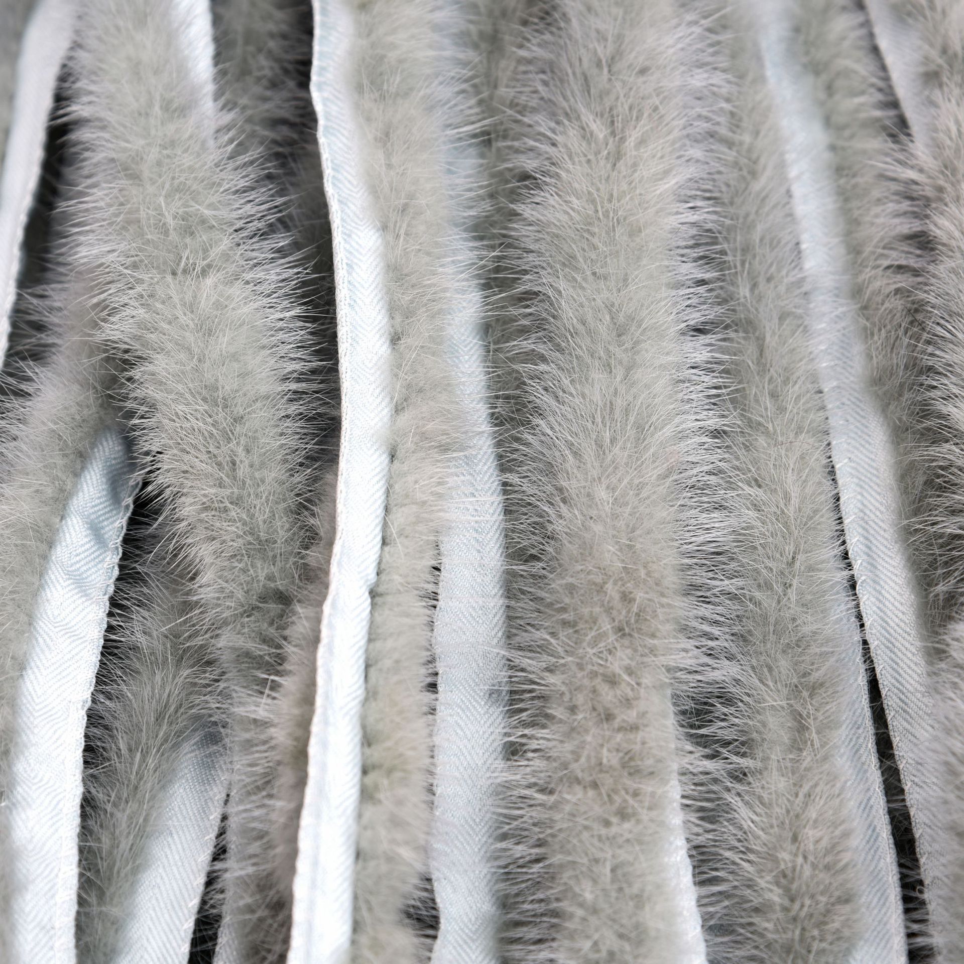 厂家直销水貂毛条厂家批发皮草辅料厂家订制水貂帽条子尺寸可定做