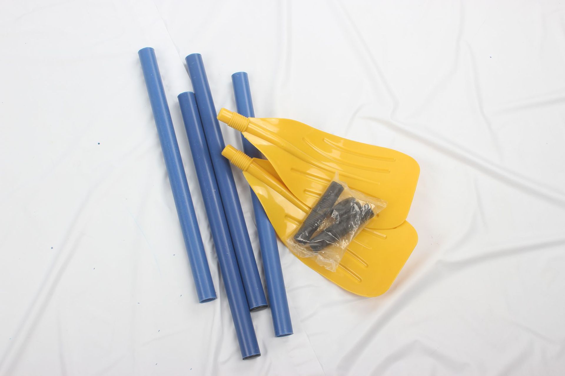 新料法式船桨 橡皮划艇船桨双人船桨塑料浆一对两个120cm批发