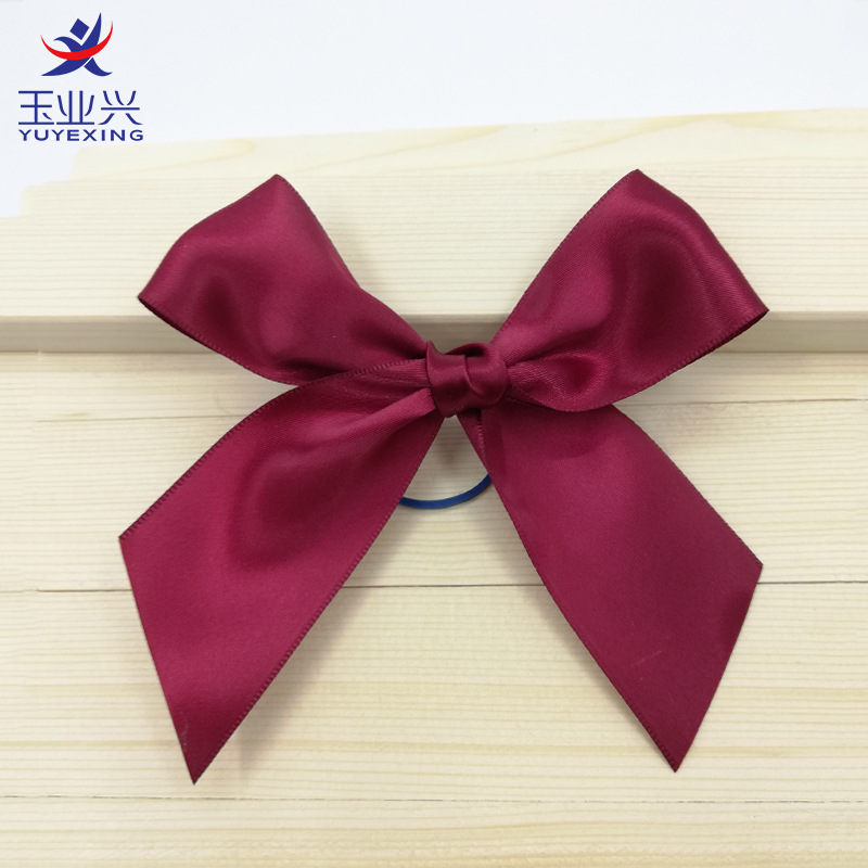 玉业兴丝带饰品 厂家定做酒瓶蝴蝶结 红酒瓶口装饰蝴蝶结