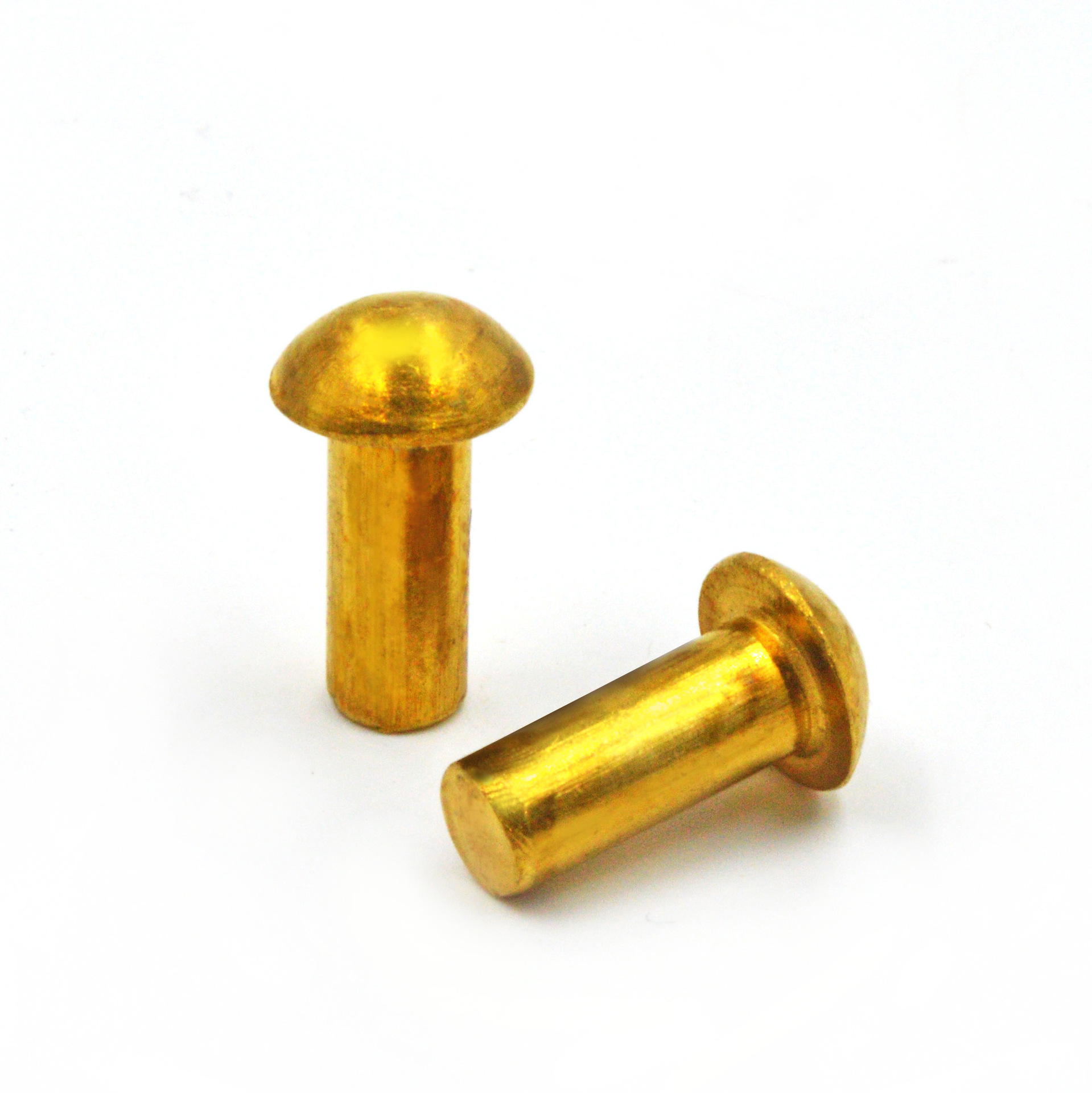 黄铜半圆 铆钉 源头厂家直销 来图定制 交期快 专业生产