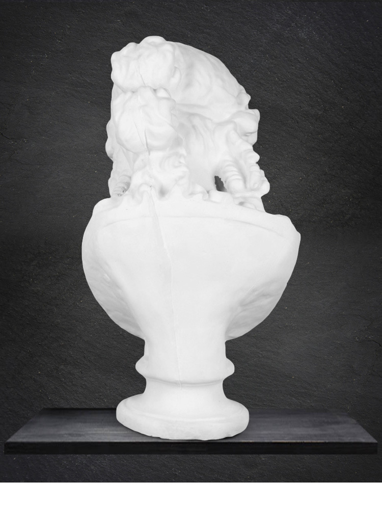 艺伯乐70cm阿里亚斯石膏像头像美术素描用品教具石膏雕塑雕像摆件