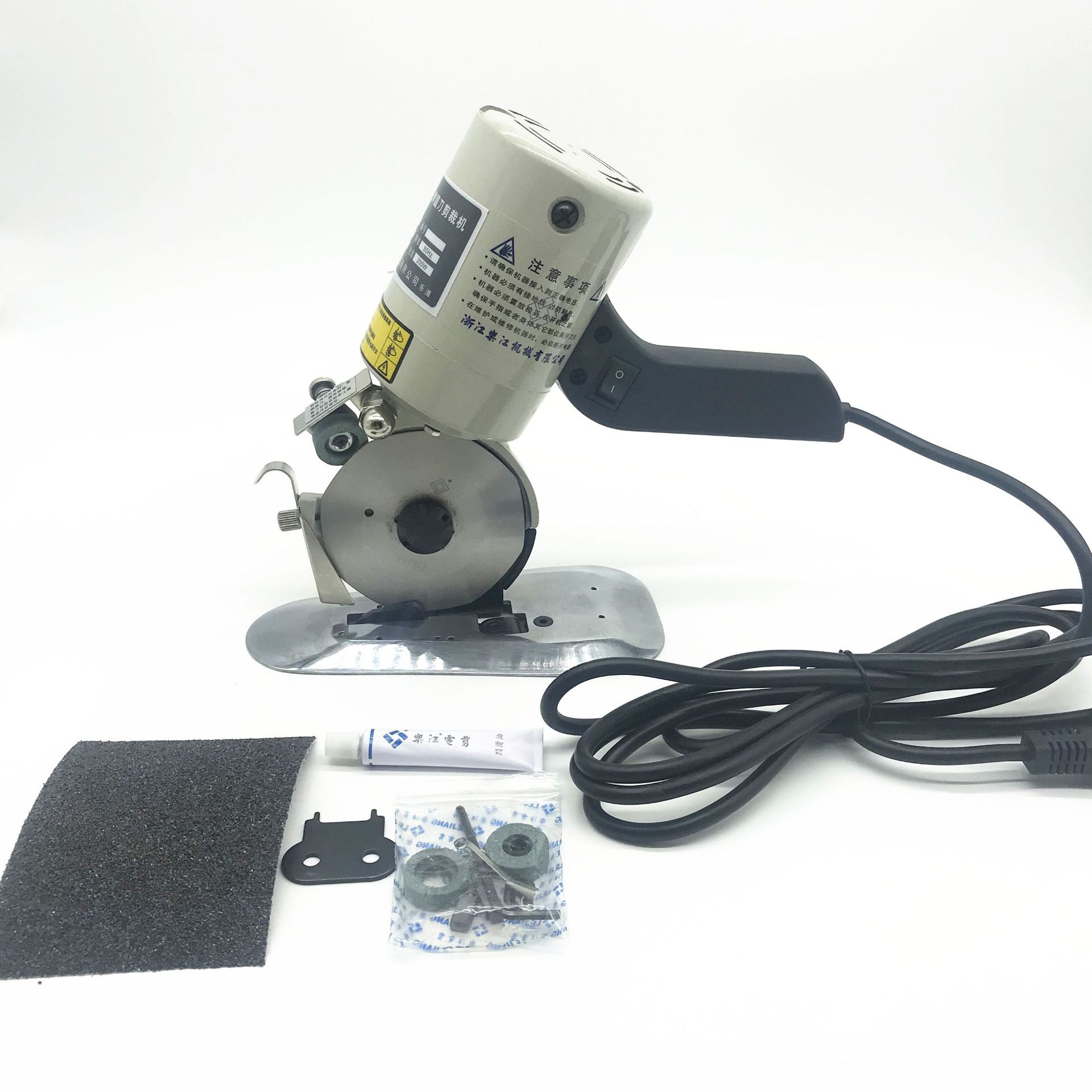 乐江yj-90b小型手推式电剪刀 电动圆刀 微型裁布机裁剪机 裁布机