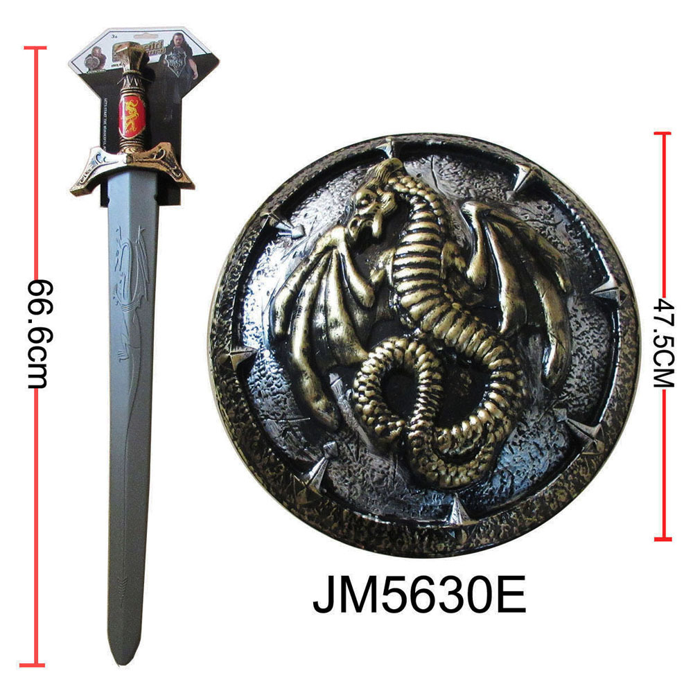 cosplay塑料龙盾牌古装饰英雄美国武器队长儿童万圣节武器道具