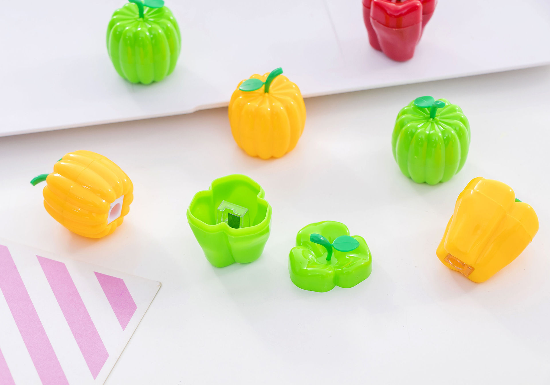 创意蔬菜 南瓜 辣椒 造型卷笔刀笔刨削笔器学生卷笔刀文具批发