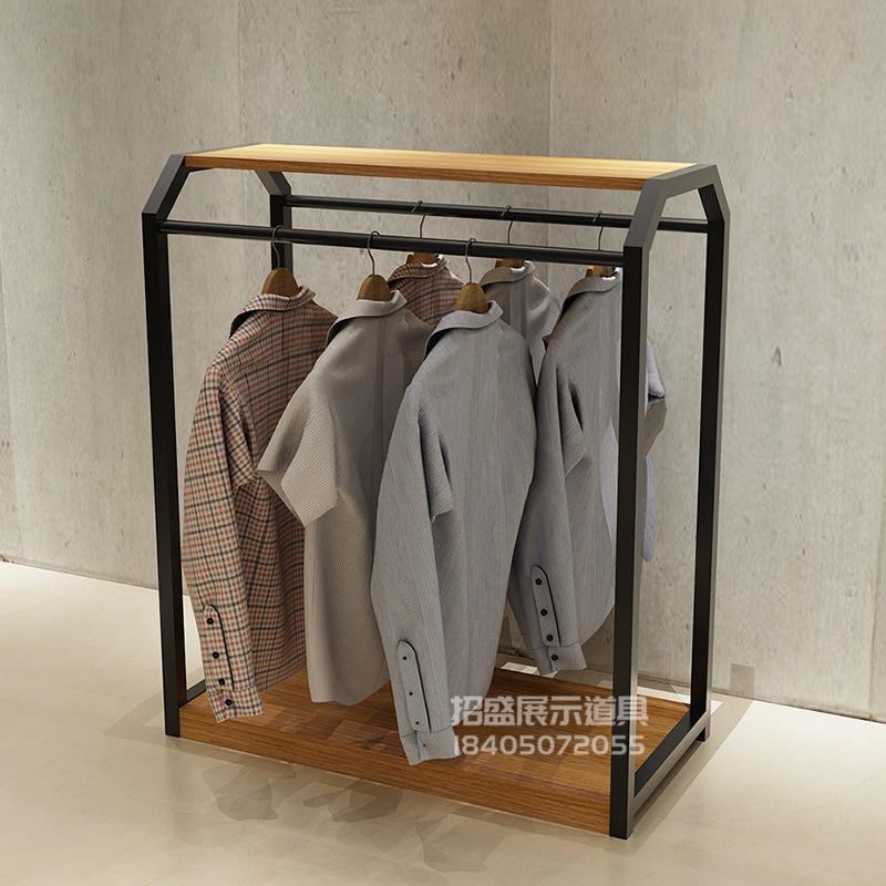 服装店中岛展示架男装货架落地式创意设计陈列柜架子中岛厂家直供