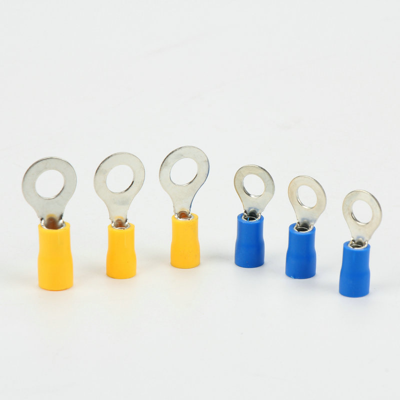 厂家供应o型接线端子 圆形预绝缘端头rv2-5冷压接线端头