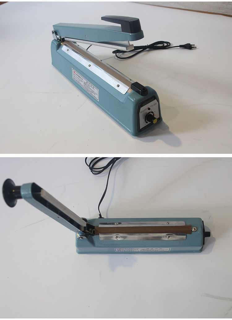 手压封口机(铁壳带凸印字)塑料薄膜塑封机 小型手压式封口机