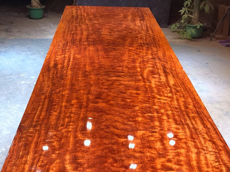 巴花大板实木大板桌原木巴西花梨木茶桌书桌现货576-125-15.5cm
