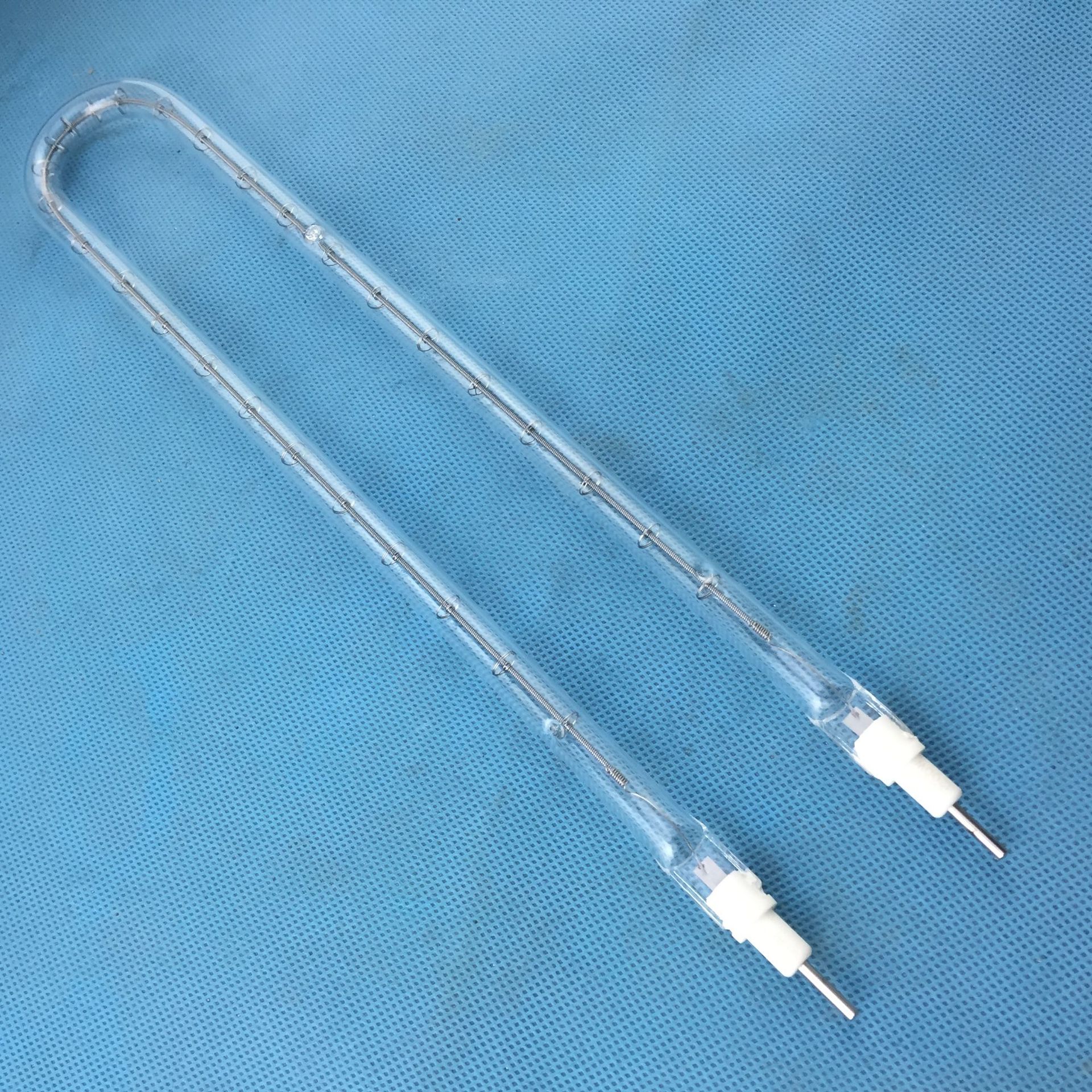 红外线灯管 卤素钨丝石英发热管 ir红外线半镀白钨丝卤素加热管