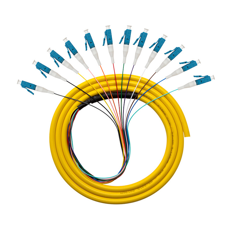 12芯lc束状尾纤lc单模光纤跳线电信级可订做fc/st/fc头尾纤-阿里巴巴