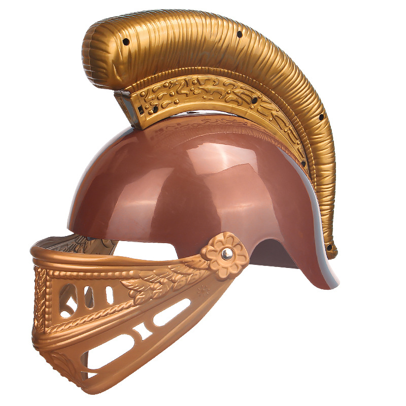 万圣节头盔帽子万圣节道具头盔勇士骑士头盔cos表演帽罗马勇士