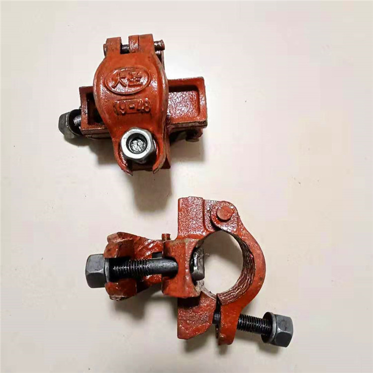 厂家定制 国标十字扣件脚手架卡扣钢管对接扣件架子管旋转扣件