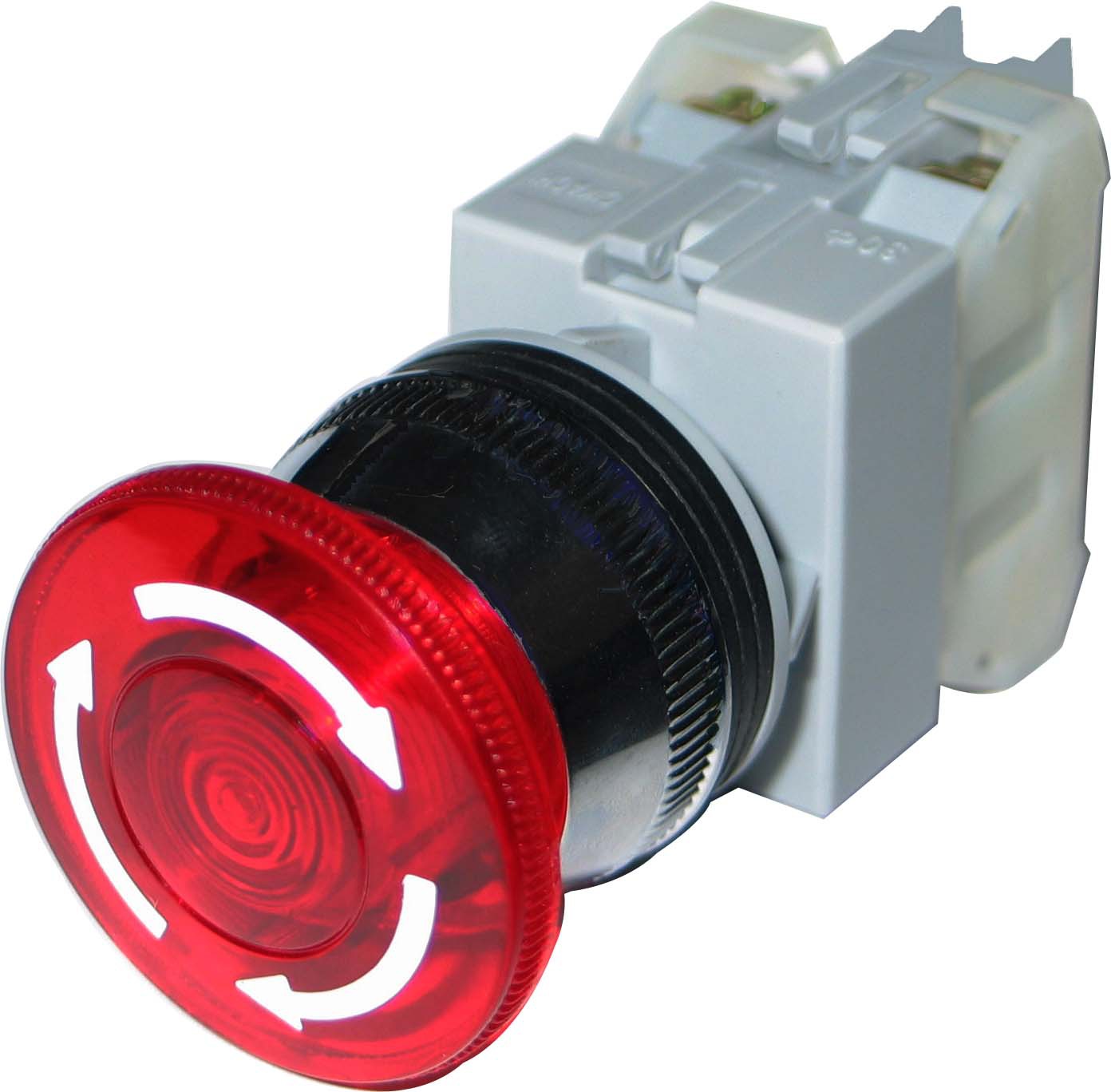 cikachi台湾嘉阳 nilepbe-22/25/30 紧急停止香菇头带灯按钮开关