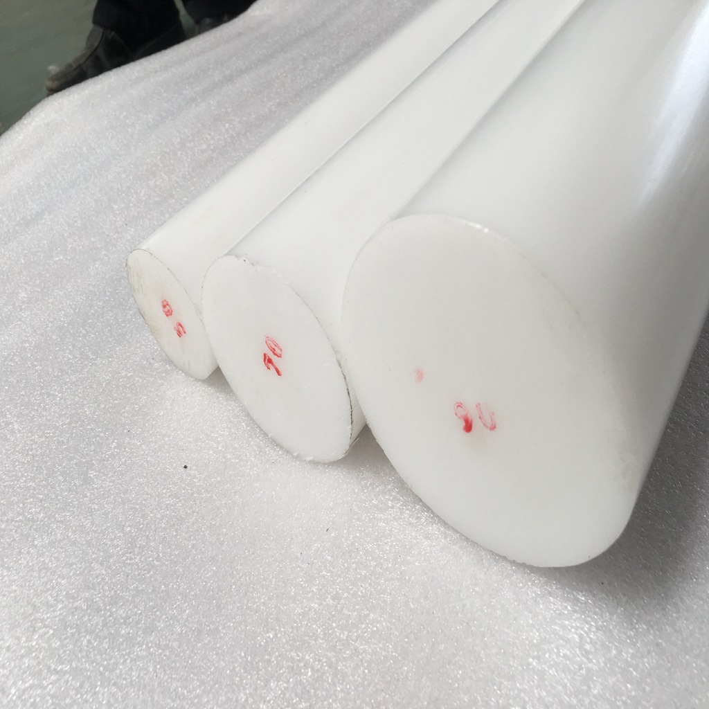 厂方生产热销款 全新进口原料加工聚甲醛棒/ 白色pom塑料棒 140mm