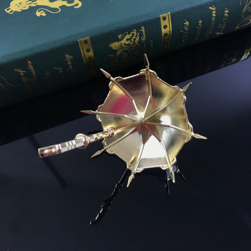 全职高手兵器 一叶之秋叶修千机伞打开状态可拆卸合金武器模型