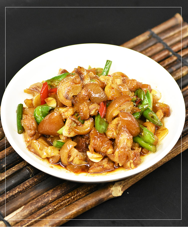 湖南猪脚皮卤猪皮酒店饭店餐饮特色菜小炒私房菜半成品菜湘菜食材