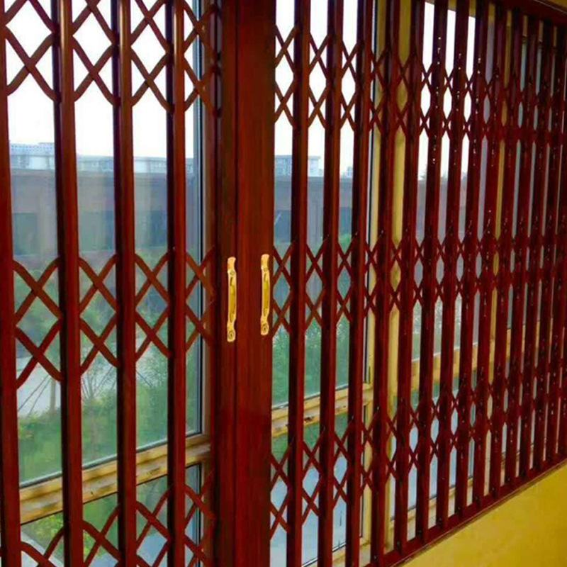 厂家直销混型拉闸门现代不锈钢防盗拉闸门家用金属推拉门批发