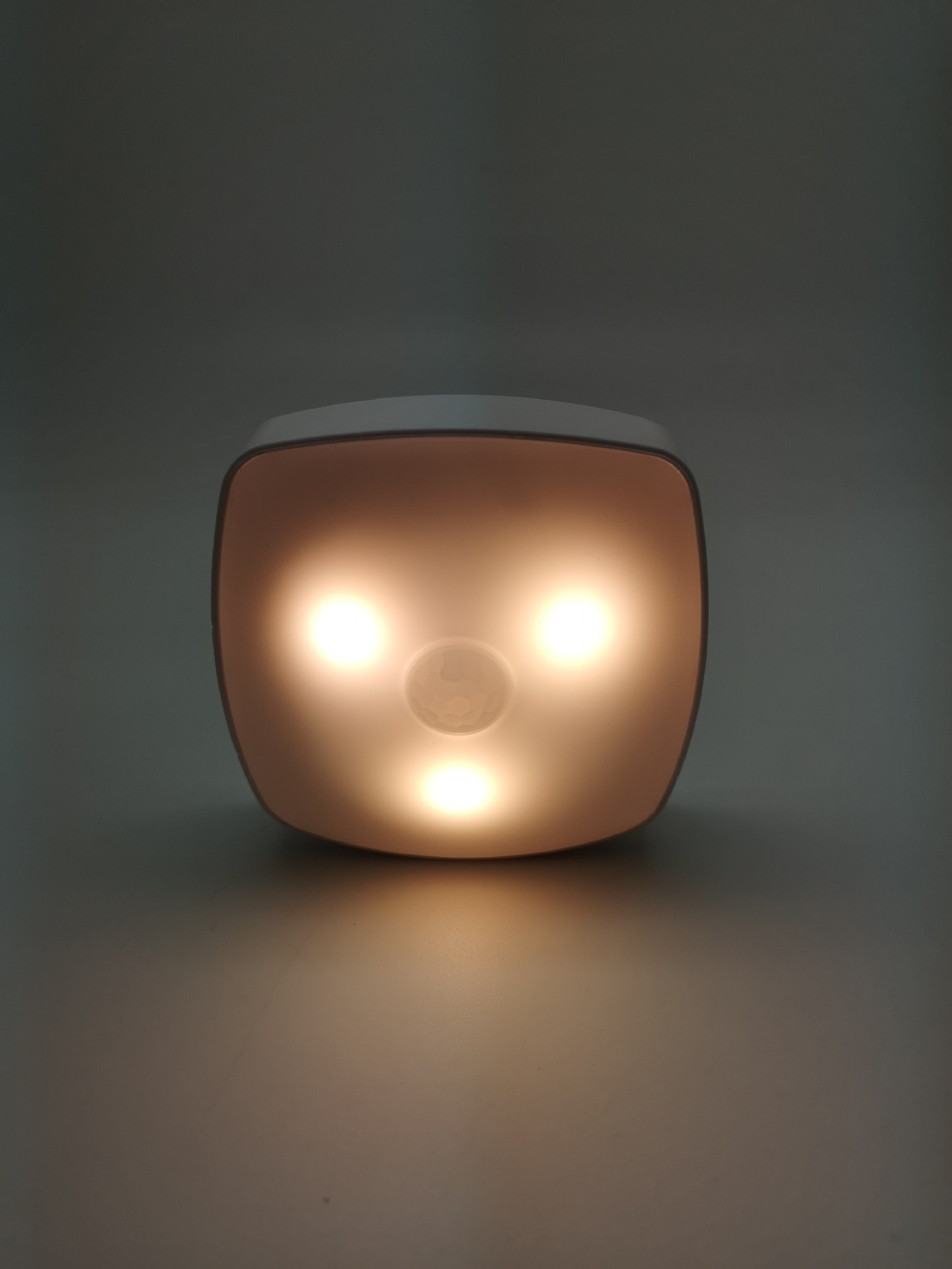 方形led智能小夜灯起夜喂奶灯衣柜书柜橱柜灯白光暖光手动调节