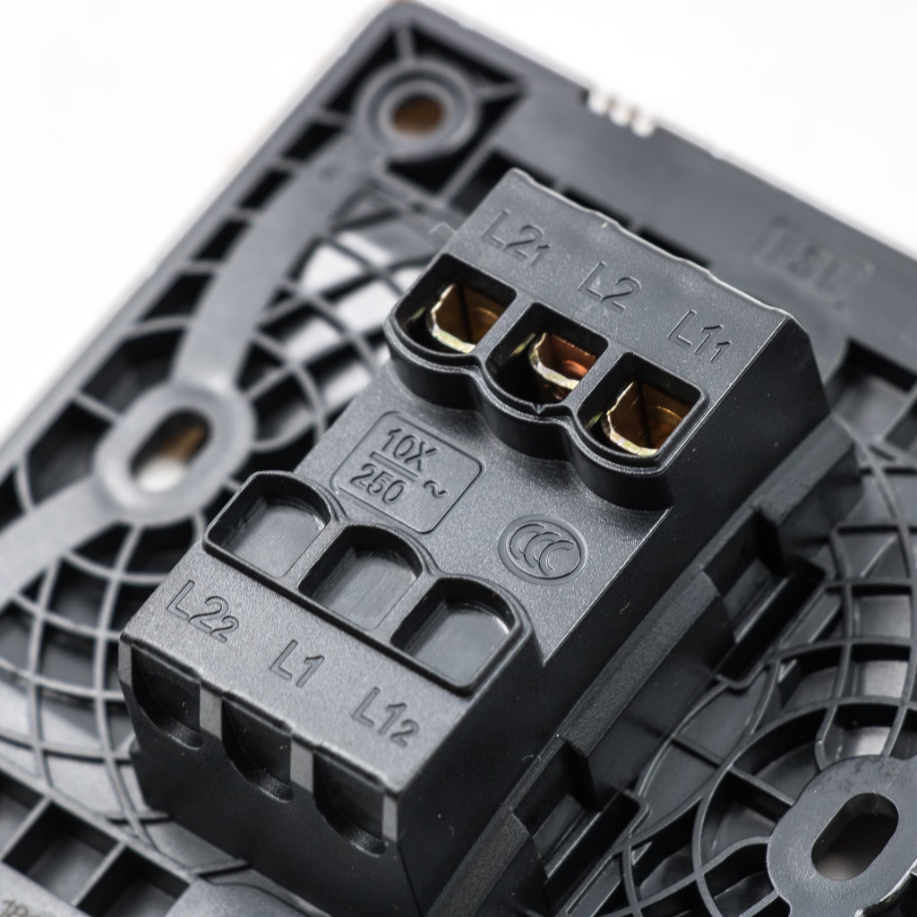 佛山照明墙壁开关双开单控白色家用开关 厂家直销86型开关面板