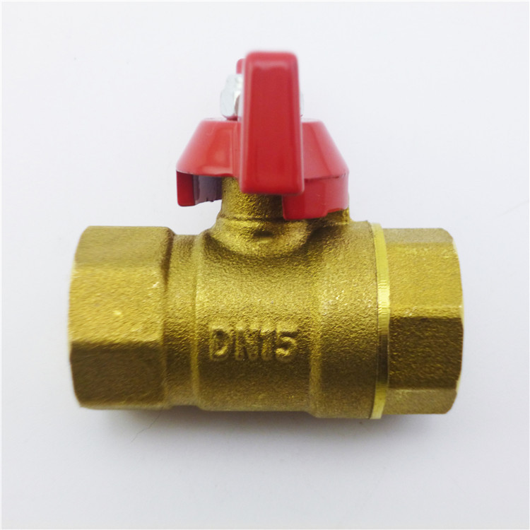 黄铜双内丝球阀加厚碟阀4分快开水暖配件水管阀门开关dn15