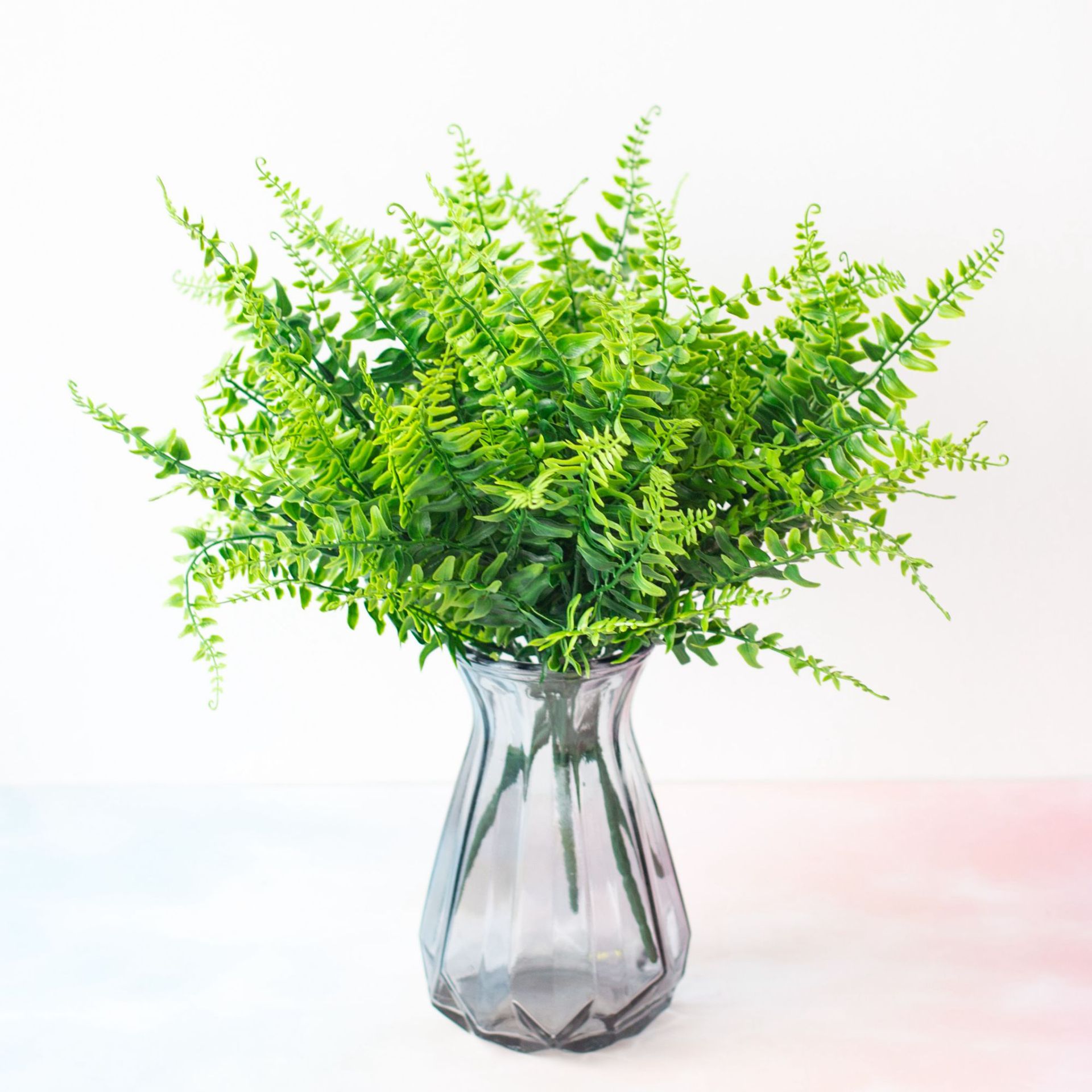 植物墙配材仿真植物 7叉水草藤蔓草 花蕨类植