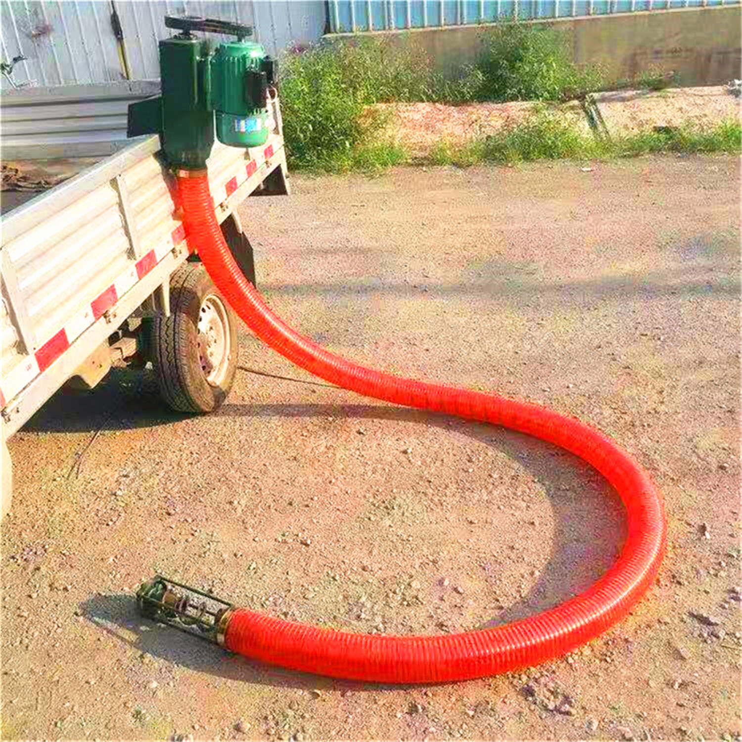 农用软管吸粮机厂家 饲料颗粒车载吸粮机 玉米吸粮机