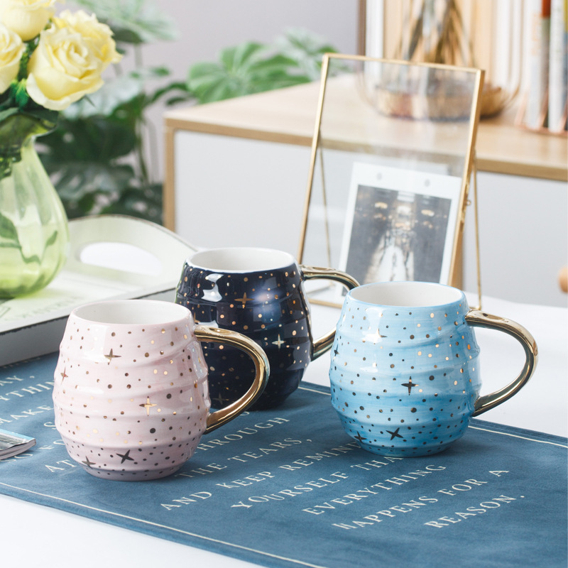 Creative Ceramic Nordic Starry Mug Milk Cup Water Cup