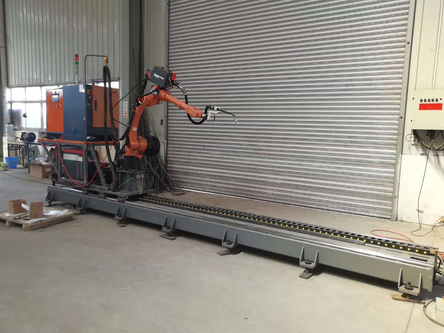 山东全自动焊接数控钢筋笼滚焊机链条式齿轮齿条行走稳定厂家直营