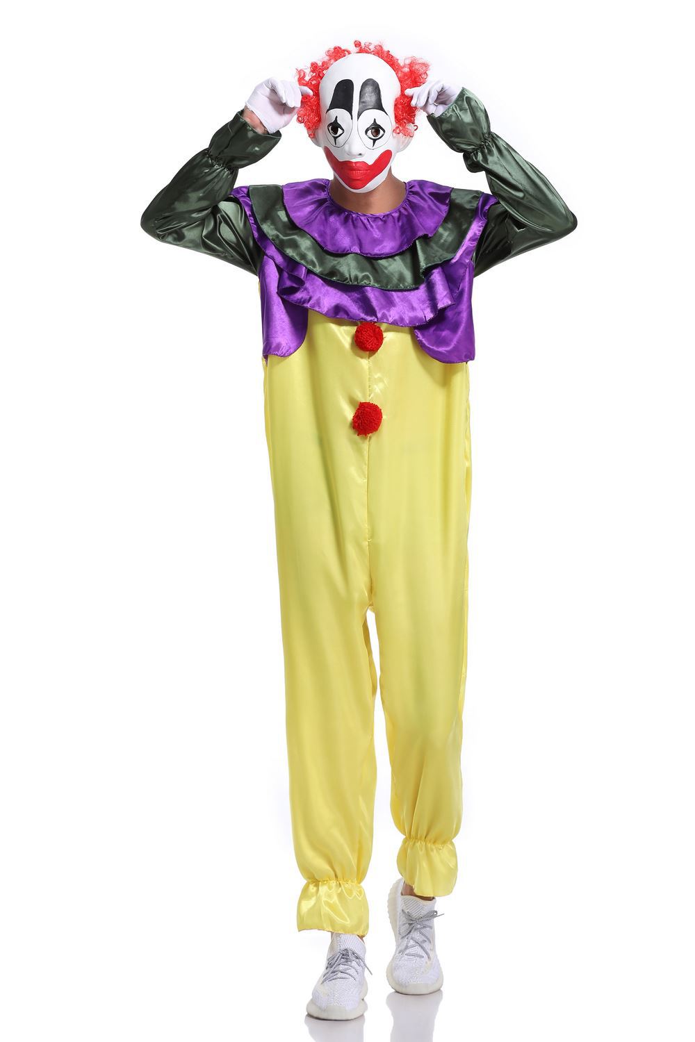 万圣节马戏团成人男款cosplay马戏团小丑魔术师演出舞台角色扮演