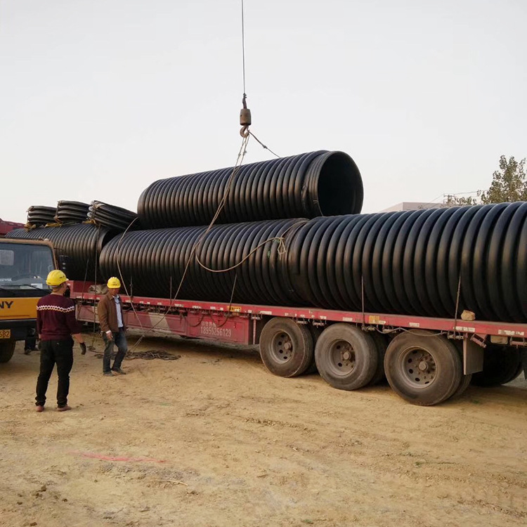 克拉管排水管道克拉管缠绕结构管市政排水管雨污水管道批发