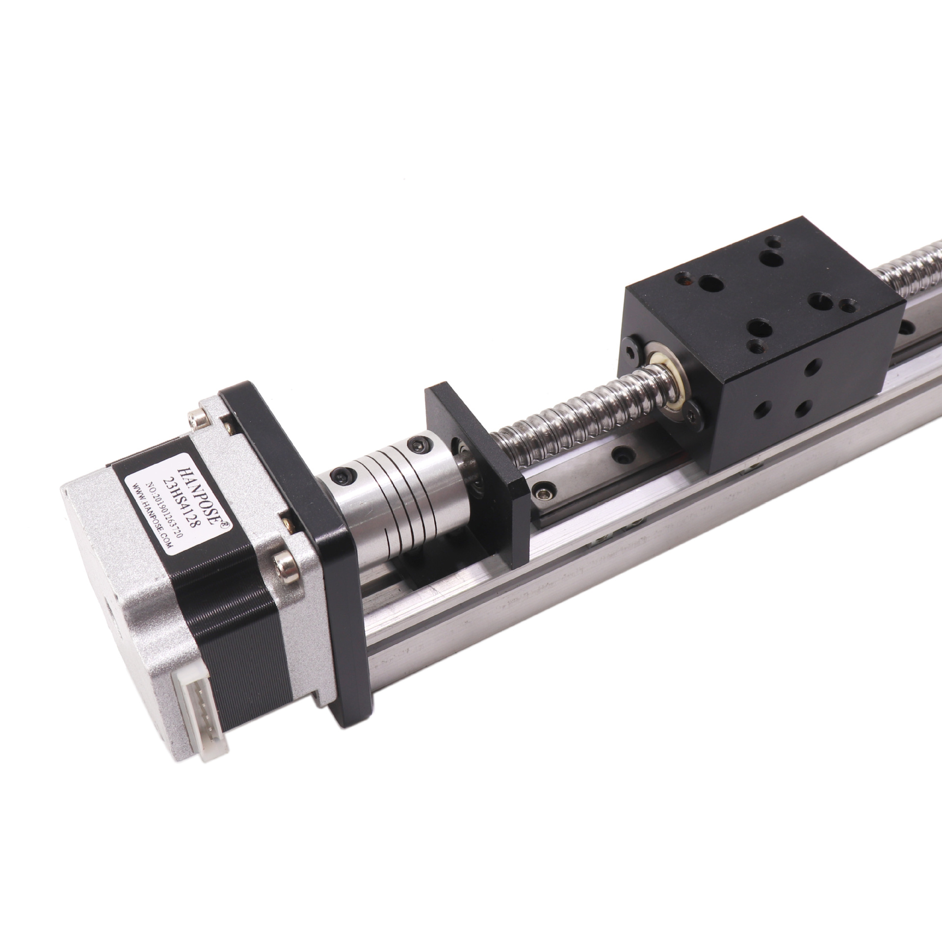 hpv5滚珠丝杆直线铝型材模组十字导轨滑台往复运动升降负载工作台