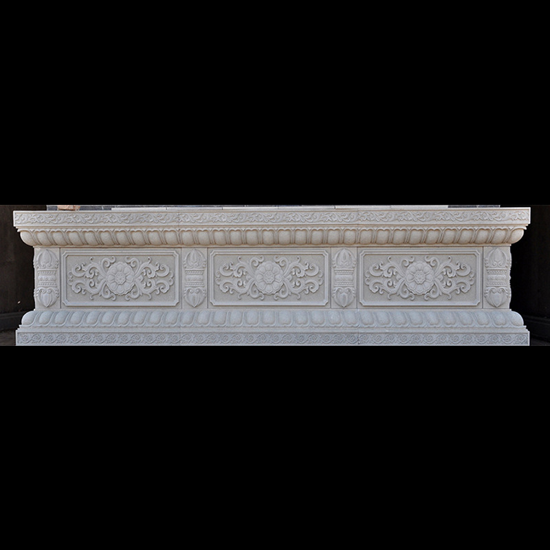 惠安石雕须弥座 花岗岩佛像雕刻须弥座莲花座 寺庙青石佛台可定制-阿