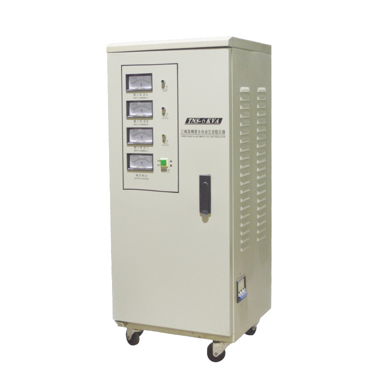 tns-6kva三相380v工业全自动稳压器6000w 电机机床用高精度稳压器