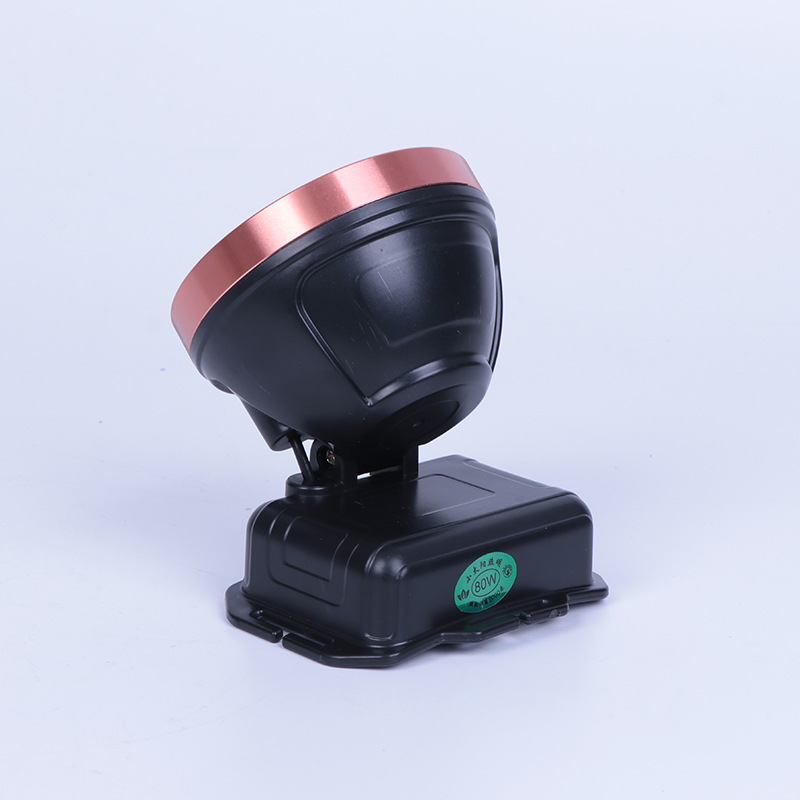 锂电池led强光头灯 头戴式远射钓鱼头灯批发 户外充电锂电头灯