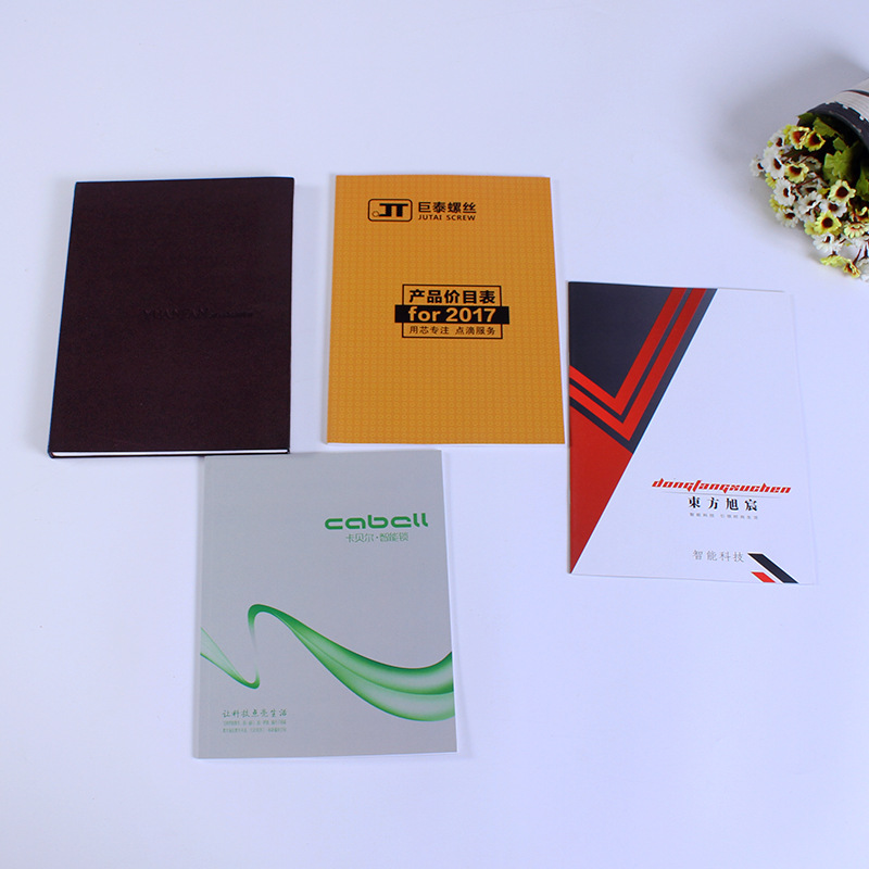 厂家供应定制产品手册企业宣传画册说明书图书期刊铜版纸