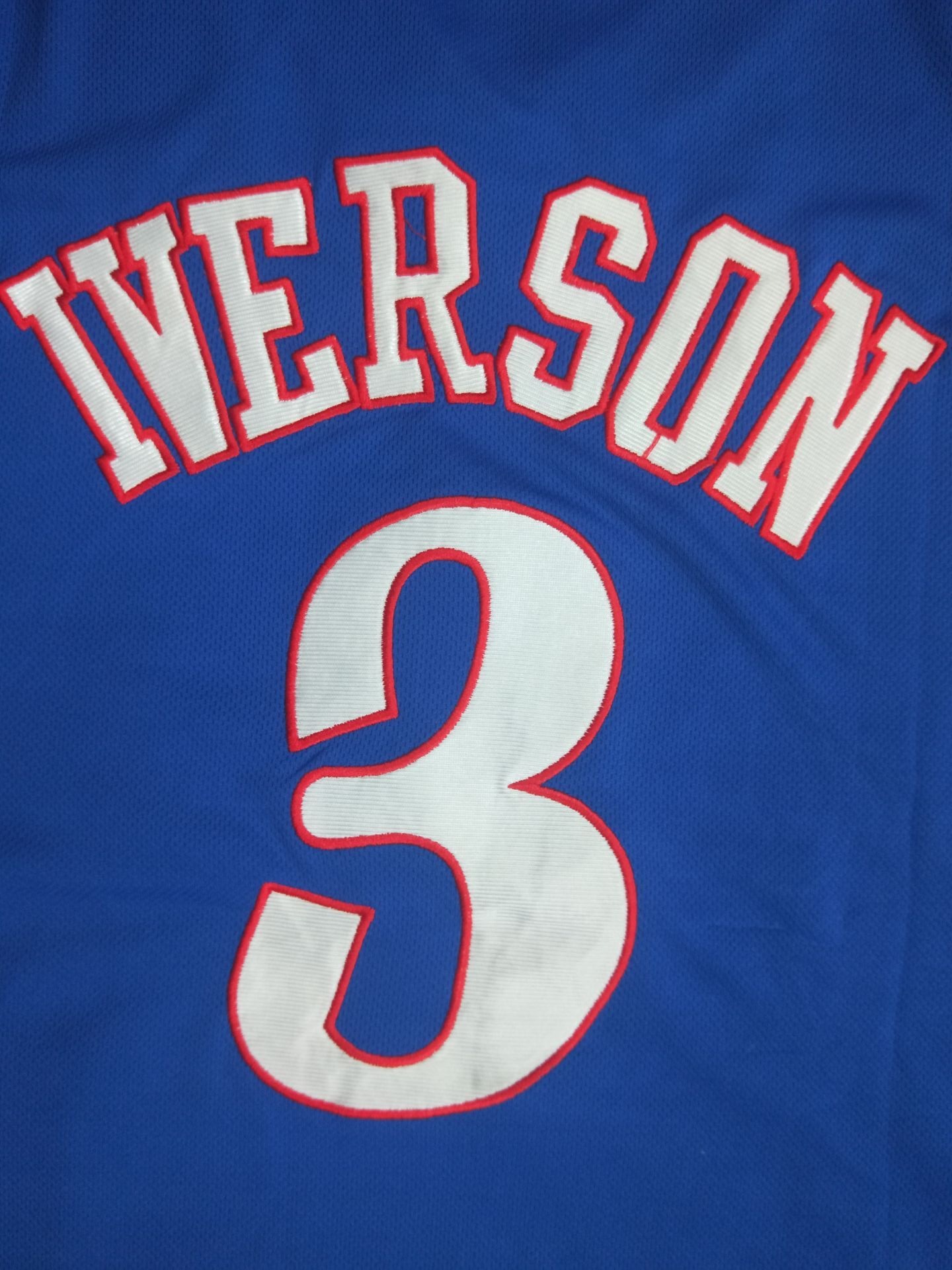 厂家直销艾弗森3号球衣刺绣套装76人复古版透气篮球服可印字批发